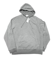 AG Adriano Goldschmied Men's Dark Gray Garment Dyed Pullover Hoodie