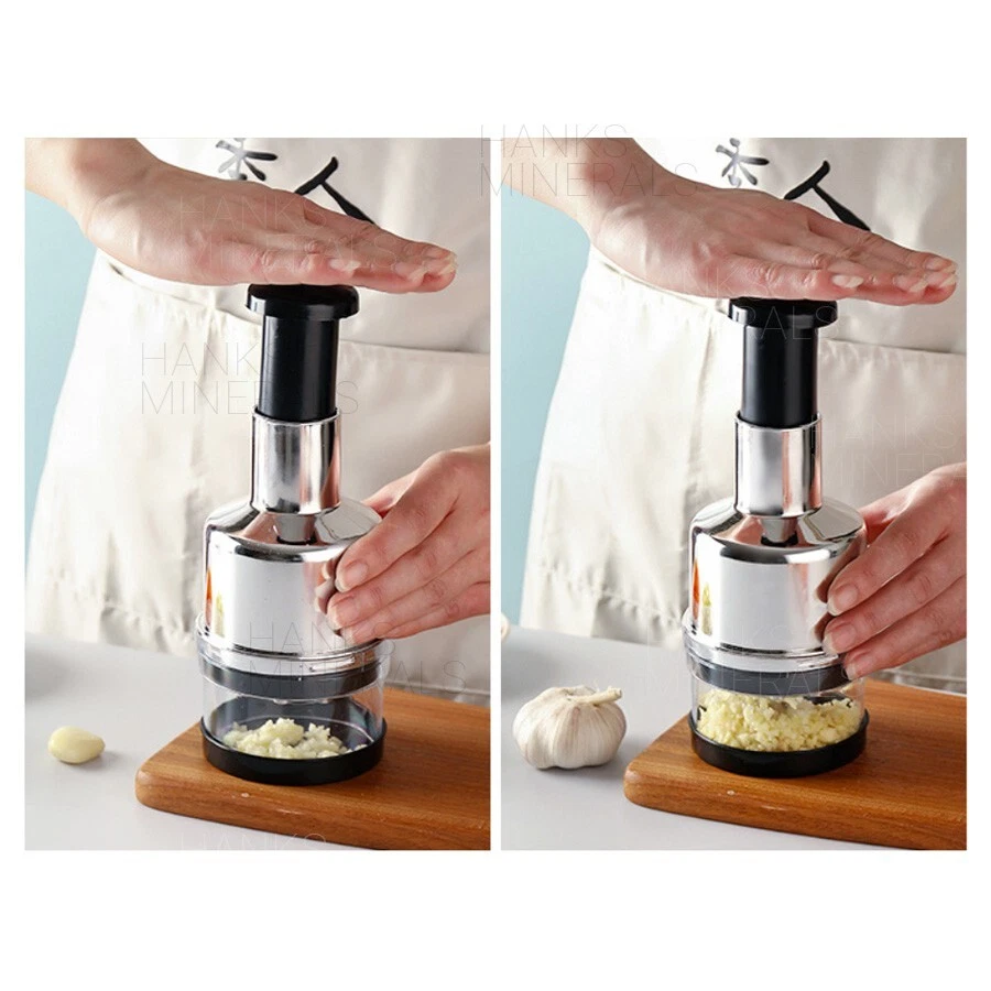 Gemüse Obst Salat Hand Zerkleinerer Schneider Zwiebel Knoblauch Lebensmittel Schneider Würfelschneider Schäler - Bild 2 von 4