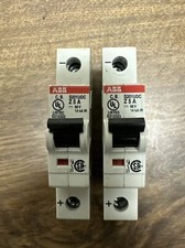 ABB,S201UDC Z5A,5Amp Circuit Breaker LOT of 2
