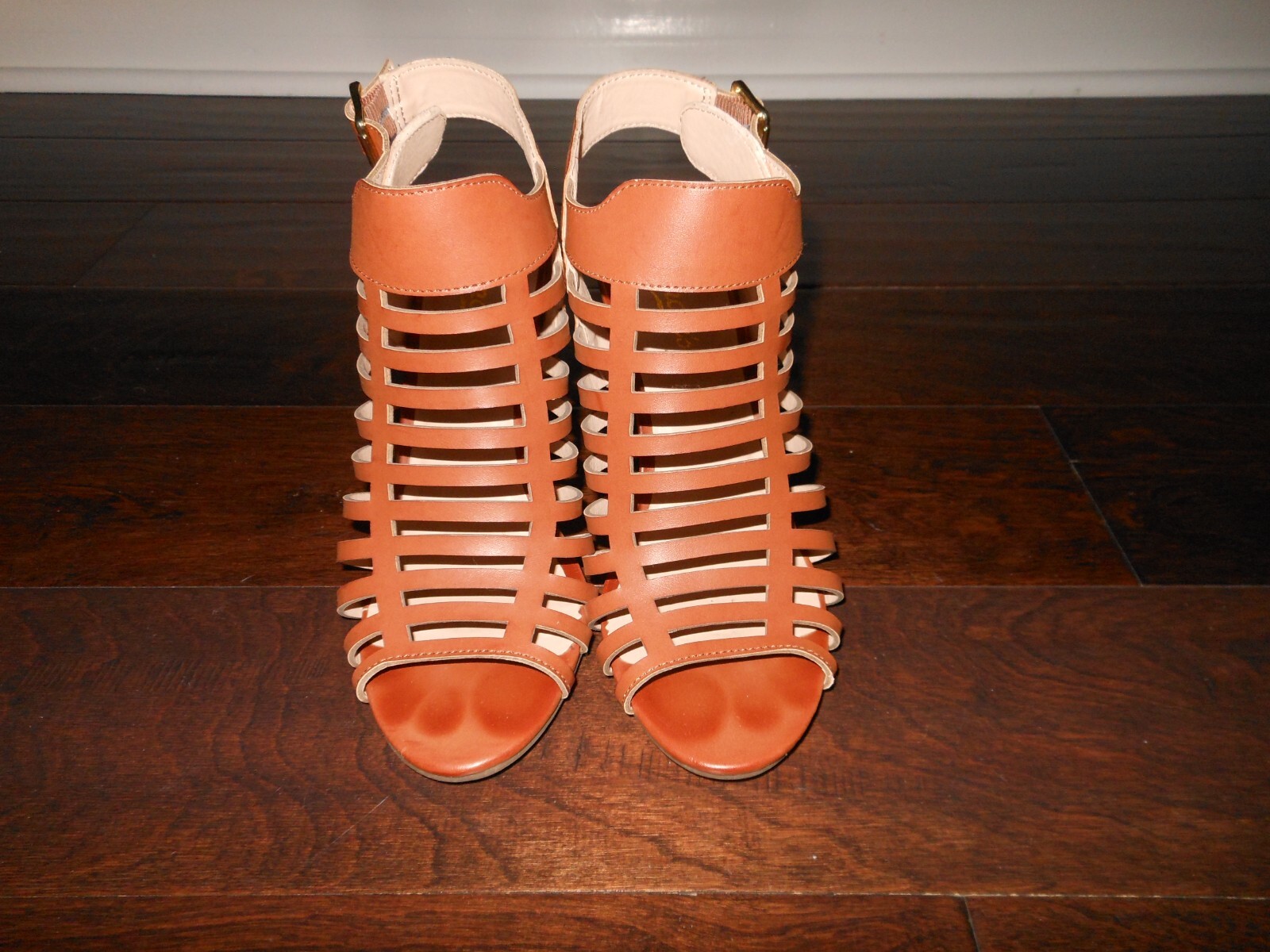 Preowned KOHL'S CANDIES CACROIXCOGNAC Wedge Shoes Size 7.5 Med US Brown |  eBay