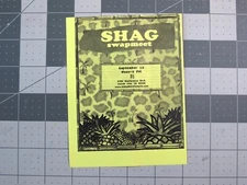 vtg 2000s Shag Swap Meet art show flyer card SUR7 outsider Kustom Kulture