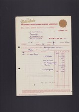 PENIG, Rechnung 1940, Richard Mörtzsch Muldenthaler Emaillier- und Stanzwerk