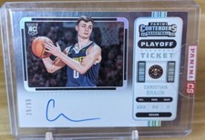 2022-23 Contenders Christian Braun Variation Rookie Playoff Ticket Auto RC 29/99