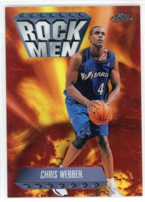 1998-99 Topps Chrome CHRIS WEBBER Season's Best SB19 Rock Men