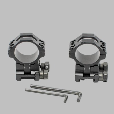 Montageringe für 20-22 mm Weaver Picatinny Rail Montage Ø 30mm Höhenverstellbar