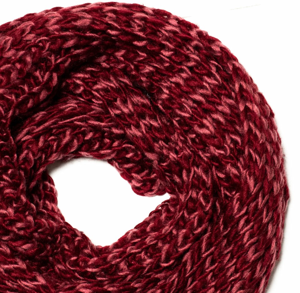 Neverless Damen Loopschal Aus Grobstrick - Zweifarbiger Schlauchschal Für Den Winter