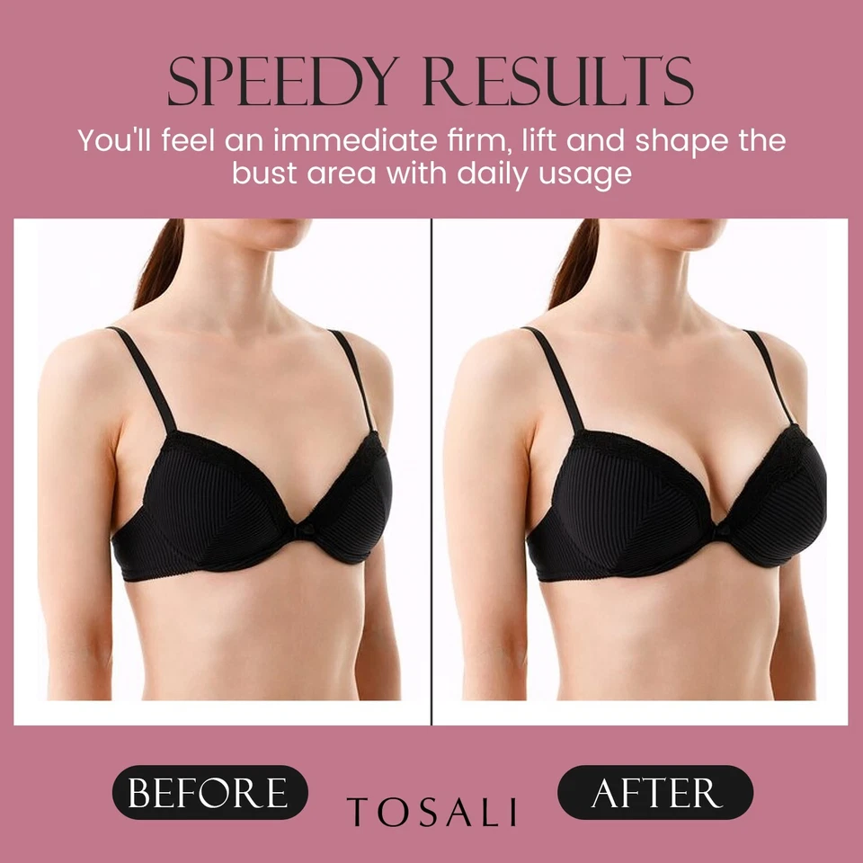 Gel reafirmante Tosali Busto Gotu Kola y semilla de uva para mujeres todo tipo de piel 6,8 fl. oz Foto 3 de 4