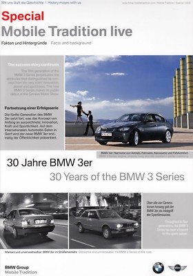 BMW MOBILE TRADITION 30 Years 3 Series E21 E30 E36 E46 M3 Convertible Brochure 81