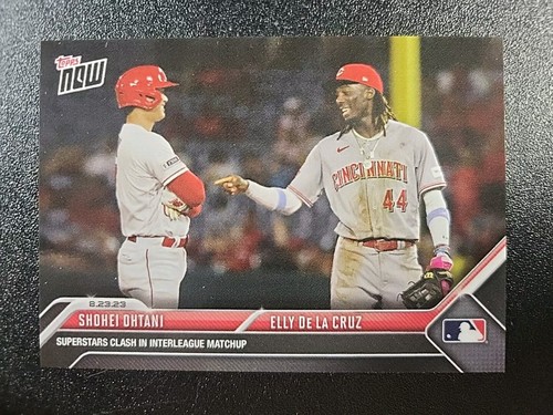 Shohei Ohtani Elly De La Cruz Superstars Clash Topps Now 2023 MLB Card #750