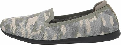 Clarks Cloudsteppers Carly Dream Khaki Camo Women Slip On