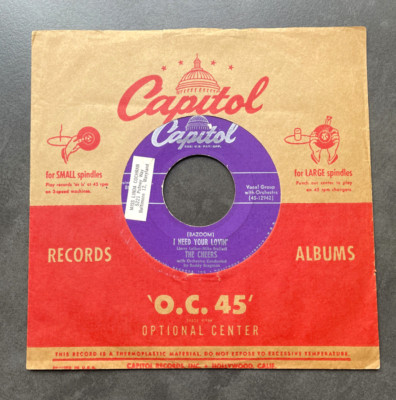 7'' The Cheers - (Bazoom) I Need Your Lovin' - US Capitol