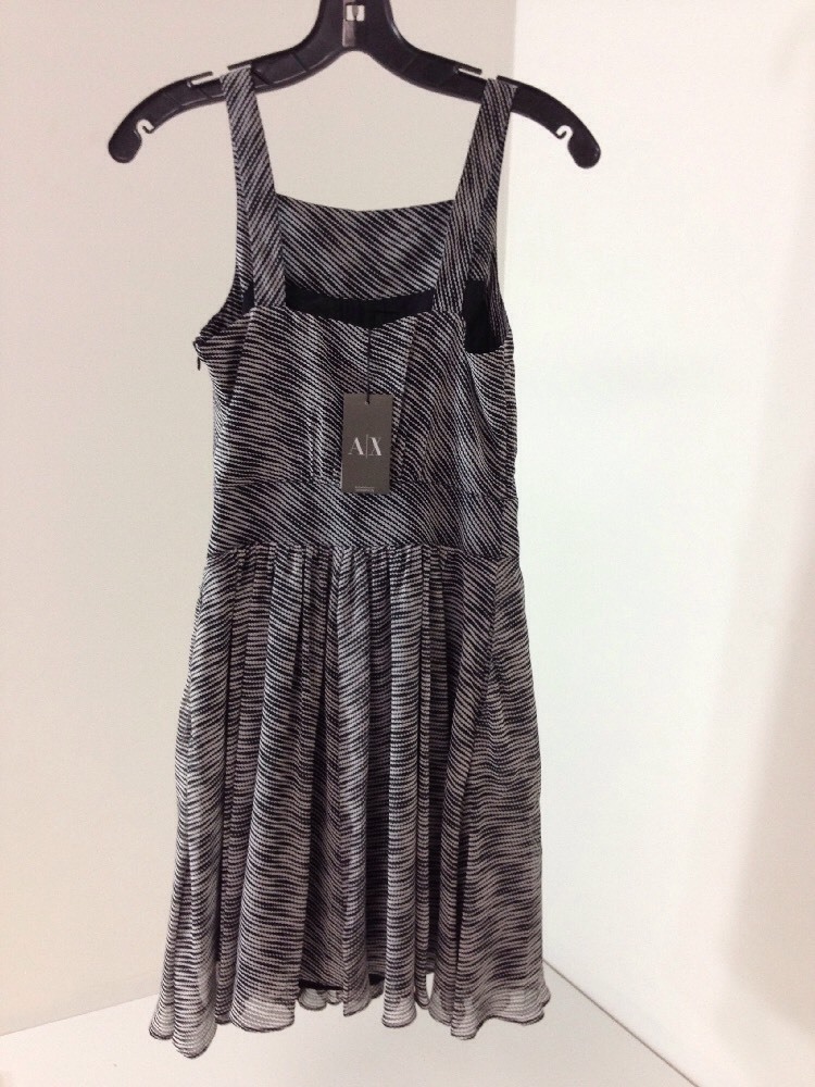 NWT* A/X Armani Exchange Fit and Flare Dress Sz 0 $128 | eBay