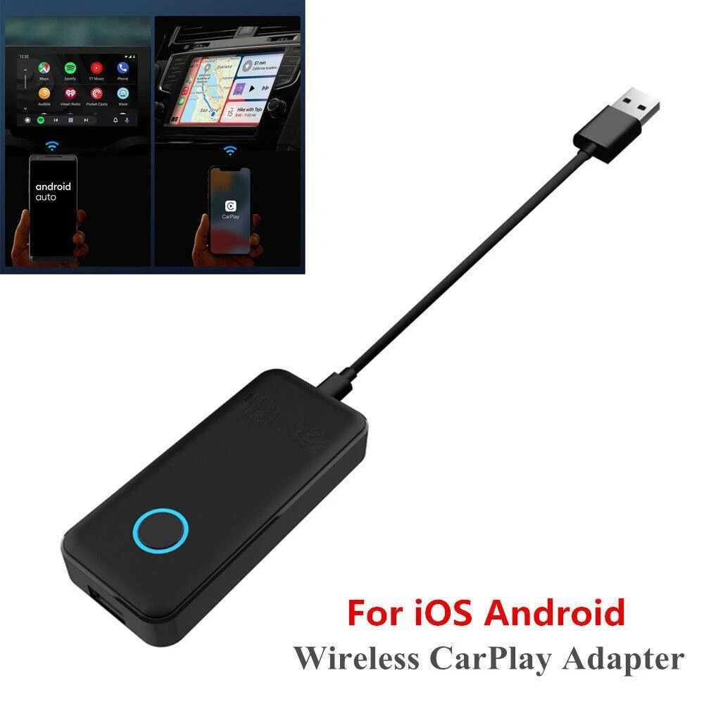 Wireless CarPlay Adapter For OEM Car Stereo W/USB Plug And Play