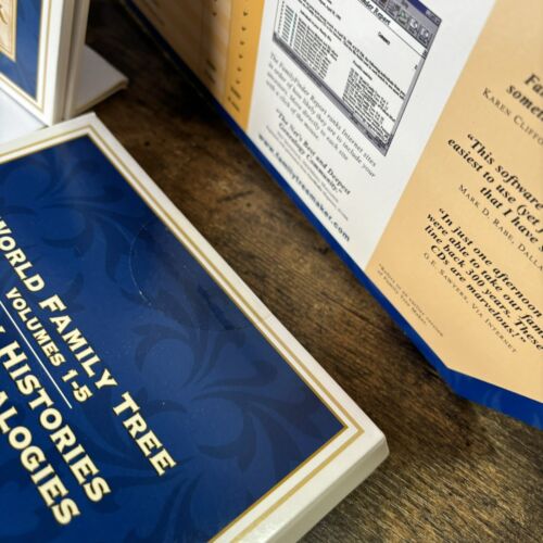 Broderbund Family Tree Maker Version 7 Deluxe 15 CD Set Win 95/98 Discs & Book - Picture 6 of 16