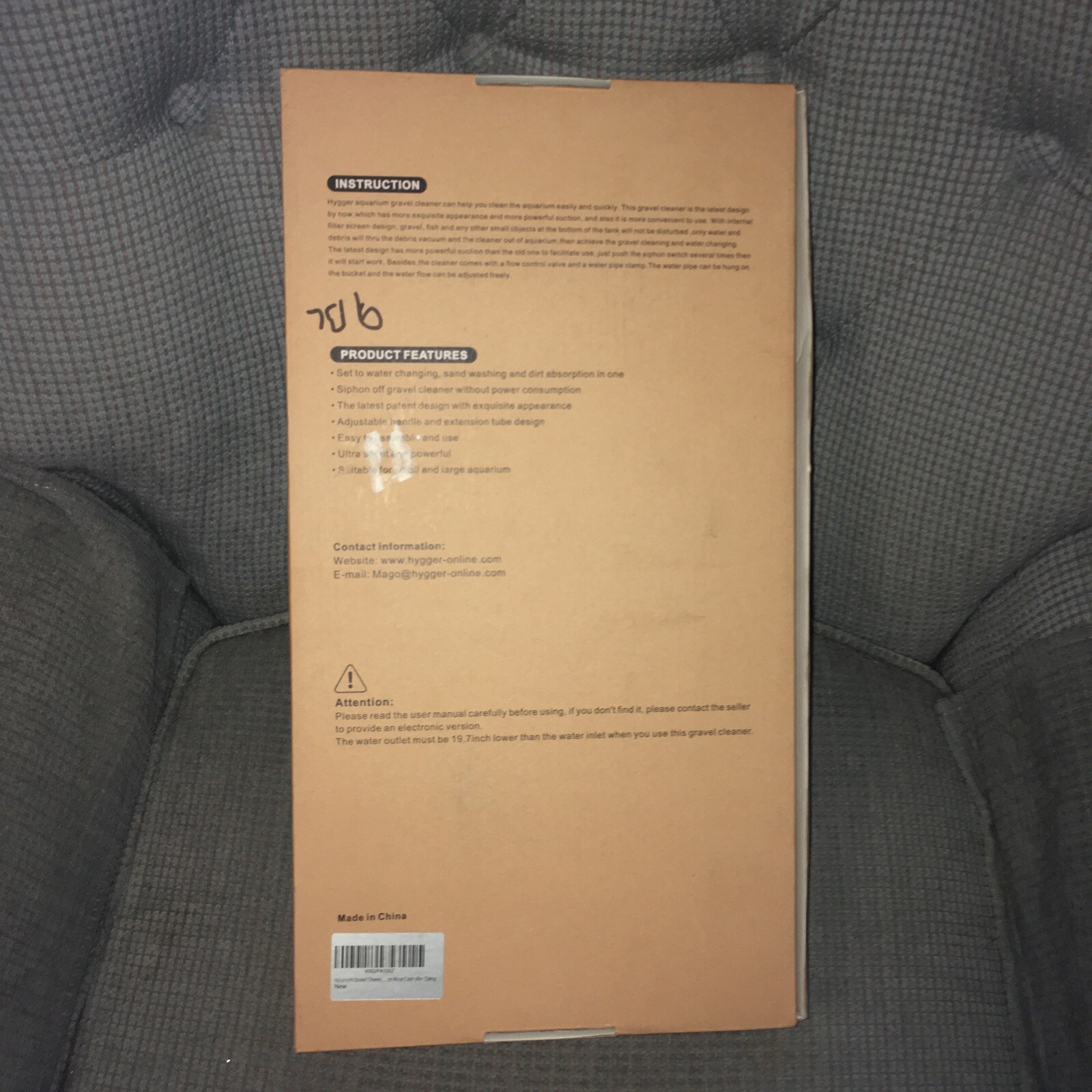 Hygger HG956 Aquarium Gravel Cleaner eBay