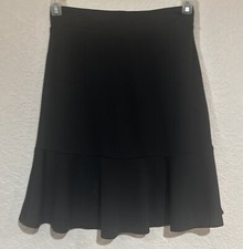 Inc International Concepts Size S New Stretch Poly Span Black Skirt Blush Garden