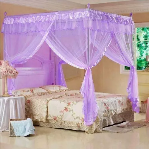 New Mosquito Net Bed Canopy Cal King Princess Full Queen Bed Twin XL Size di19