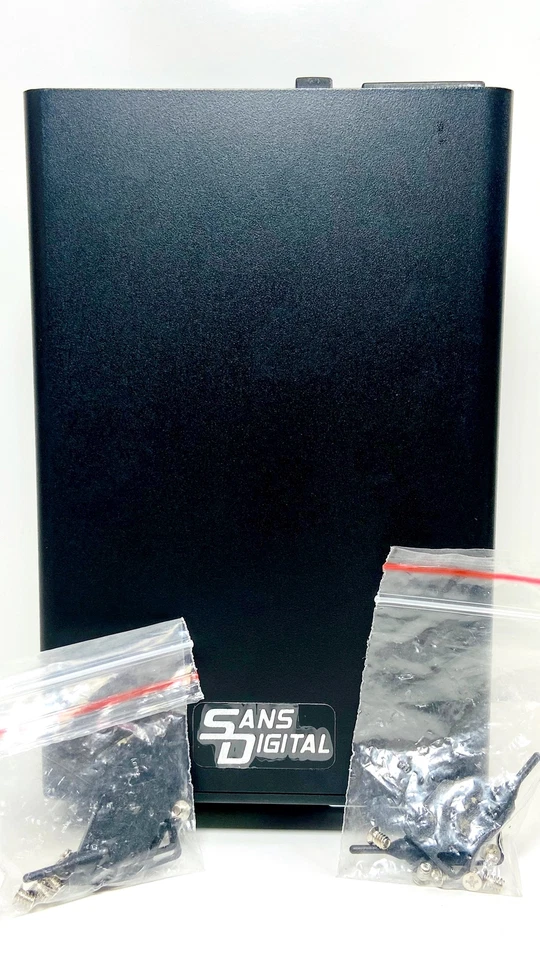 Sans Digital MobileSTOR MS2U+B 2 Bay Hard Drive Storage Enclosure - Image 2 of 4