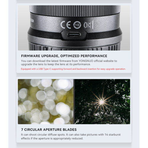 YONGNUO 50mm f/1.8Z DA DSM APS-C Lens for Nikon Z Mount Focus Lens - Foto 14 di 18