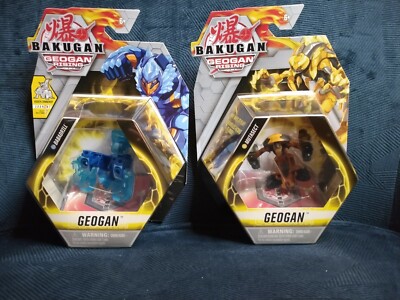Bakugan Geogan Rising Battle Brawlers-Mutasect+Insectra+Amphrog+Babadrill+Hyenix