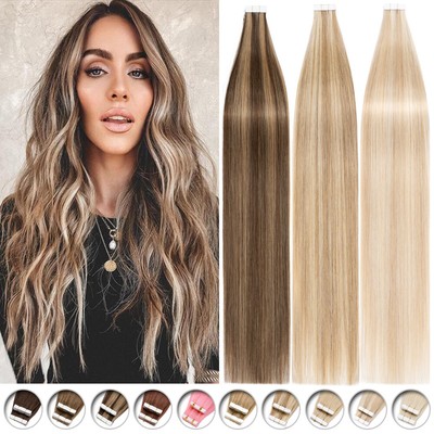 Extensions De Cheveux Humains Remy 'Ruban Russe' - Ombre Épaisse 60PCS - Neuf Avec Étiquette