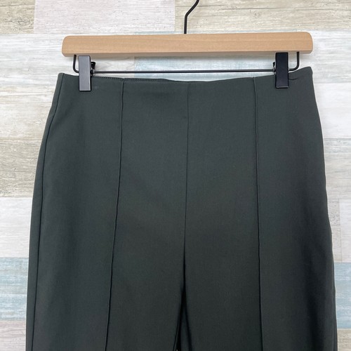 LOFT Side Zip Kick Crop Pants Green 