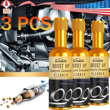 3pcs Car Vehicle Engine Catalytic Converter Cleaner Deep Cleaning Multipurposes