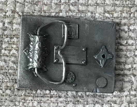 VINTAGE BUDWEISER PEWTER/SILVERTONE BELT BUCKLE | eBay