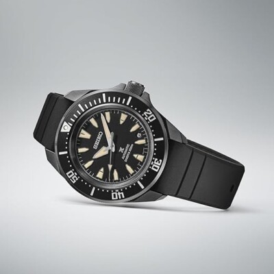 u*d様 【新品】SEIKO セイコー SBDY133 ALL BLACKモデル SEIKO Prospex Diver's Watch Mechanical Samurai SBDY133 Black Men's