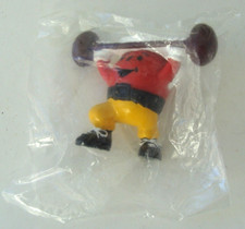 VTG SEALED 1990's Kool-Aid Man Weightlifting PVC Figure Kraft General Foods Toy