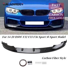 For 14-20 Bmw F32 F33 F36 4 Series M Sport Performance Front Bumper Lip Spoiler For 14-20 Bmw F32 F33 F36 4 Series M Sport Performance Front Bumper Lip Spoiler