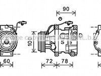 Kompressor Klimaanlage FüR Mazda MX-5 II 1.8 16V Bj.98-05