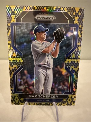 2022 Panini Prizm - Tier III Max Scherzer #243 Snake Skin Prizm /50