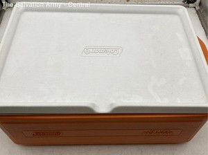 Coleman Party Stacker 6225 Orange Stackable Ice Chest Cooler
