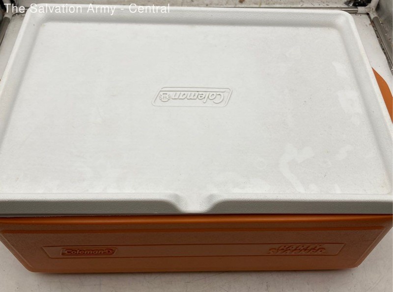 Coleman Party Stacker 6225 Orange Stackable Ice Chest Cooler