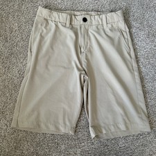 Abercrombie Kids Shorts Boys 15/16 Khaki Adjustable Waist Classic Summer Moose