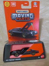 Matchbox Moving Parts 1977 Pontiac Firebird Black  164 Scale Diecast