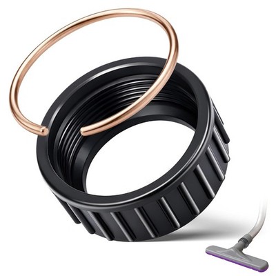 Aluminum Wands Replacement Nut with Metal Lock Ring Compatible with Proteam
