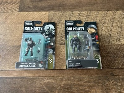 MEGA BLOKS Specialist Spectre & Gideon Figures Series 3 & 5 NEW SEALED