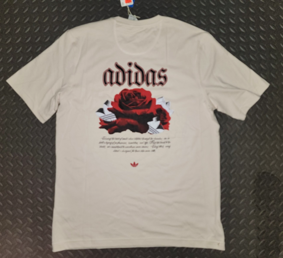 NEW MEN'S ADIDAS ORIGINALS ROSE TREFOIL TEE SHIRT ~SIZE XL #KR8876