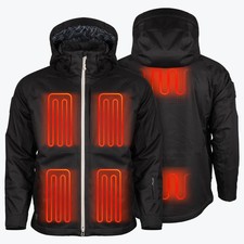 Mobile Warming 7.4V Denali Heated Snow Jacket Kit Mens Black Small