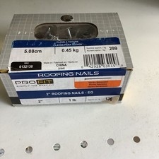 PRO-FIT 2 Roofing Nails Electro Galvanized Roofing Nail 1 lb. 136-Count NOS