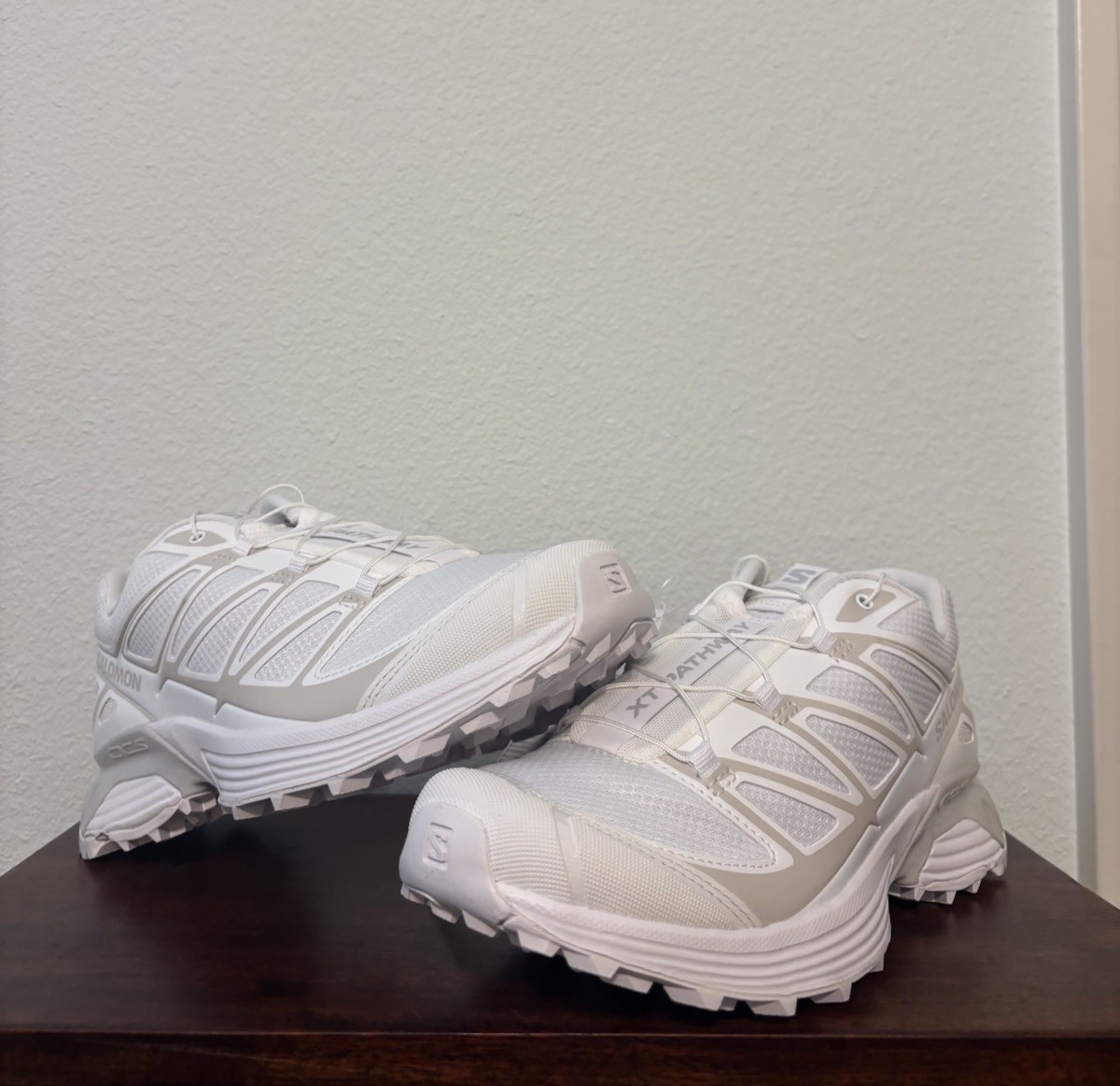 Size Women's 8.5/Men's 7.5 EUR 40 2/3 Salomon XT 6 White Lunar