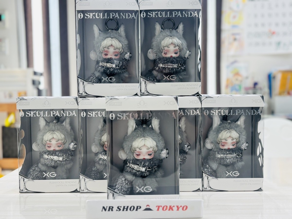 SKULLPANDA XG Plush Doll Pendant Japan Exclusive SKULLPANDA POP UP