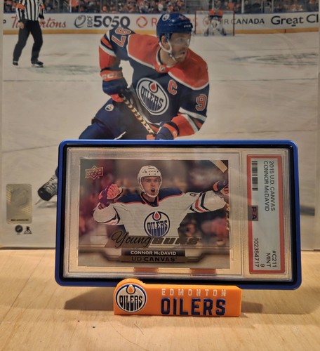 Connor Mcdavid Young Guns Canvas PSA 9