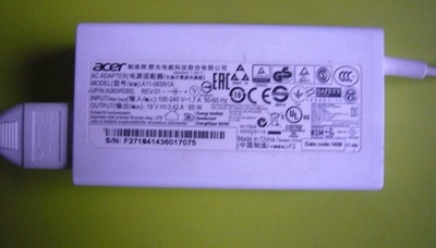 Netzteil für Acer Aspire Laptop Model: A11-066N1A -19V/ 3,42 A