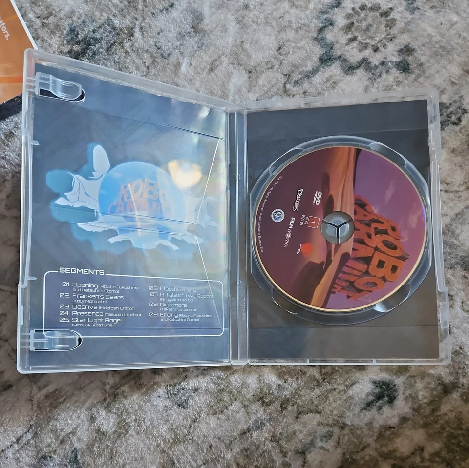 Robot Carnival DVD OOP Rare Nine Animators One Vision W/Slipcover Vintage Anime - Image 3 of 4