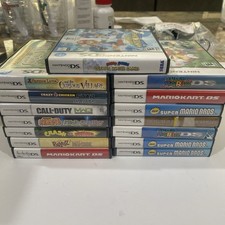 Lot Of 15 CASES For DS Game Cases Some W/manuals Only No Games  Zelda Mario