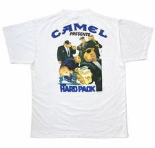 Vintage Camel Hard Pack T Shirt XL USA Single Stitch Joe Camel Promo Graphic 90s