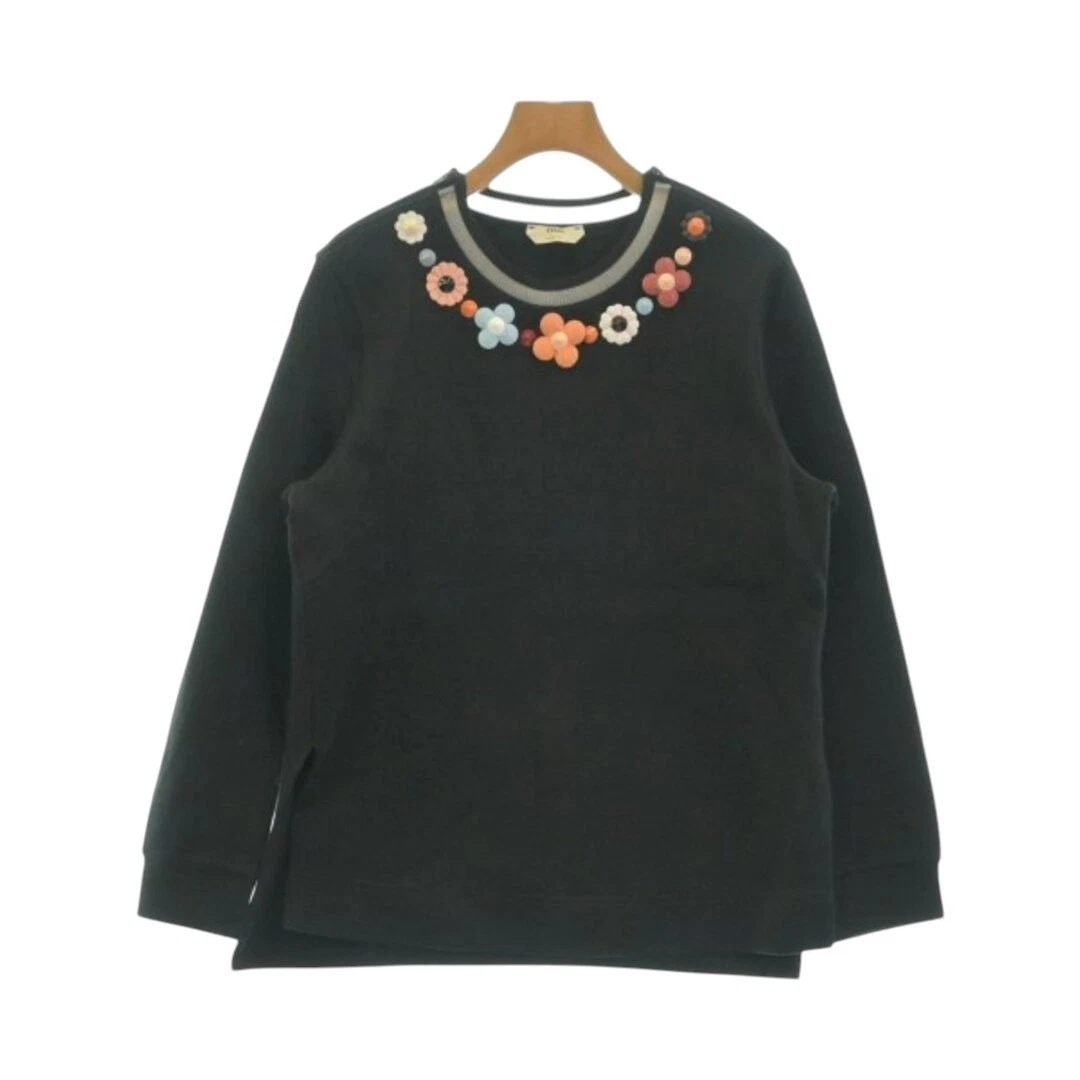 Felpa FENDI 42M Nera Usata Abbigliamento Donna #EE BAA